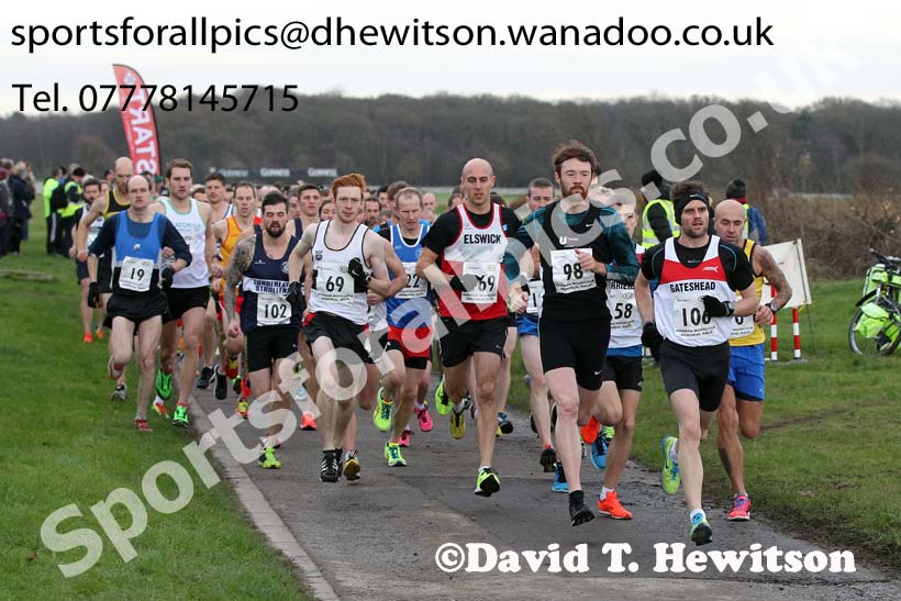 Elswick Harriers Norman Woodcock Memorial 5 Mile Road Race, Gosforth Park, Newcastle. Photo: David T. Hewitson/Sports for All Pics